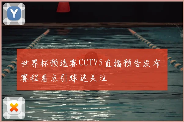 世界杯预选赛CCTV5直播预告发布 赛程看点引球迷关注